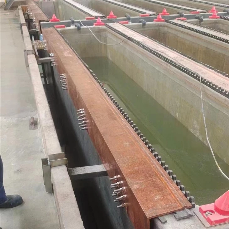 Copper Busbar For Copper Electrolysis high quality